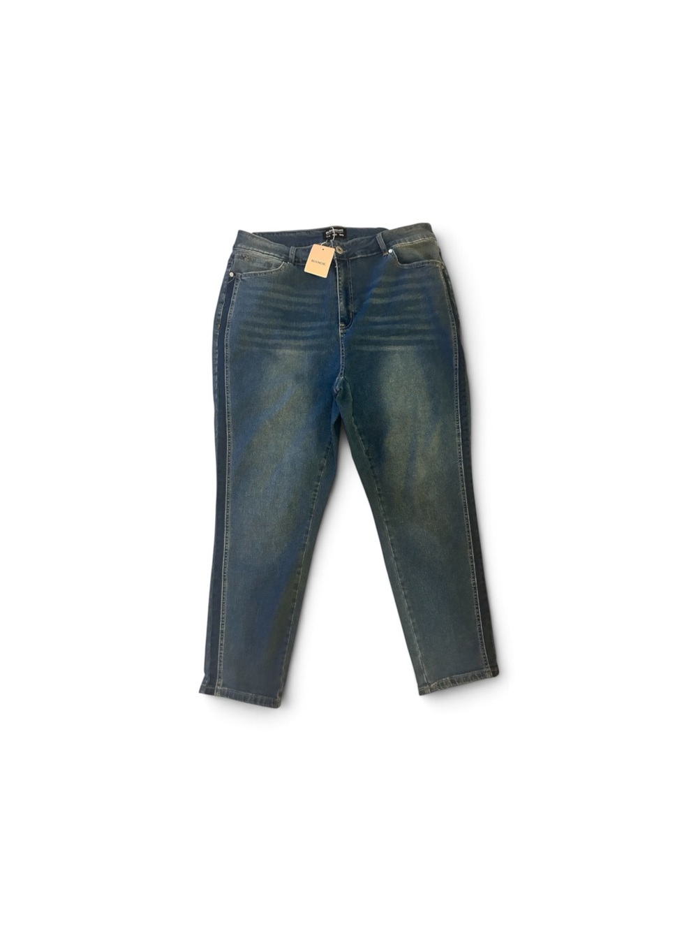NWT BloomChic Straight-Leg Blue Women's Jeans #Broomstick